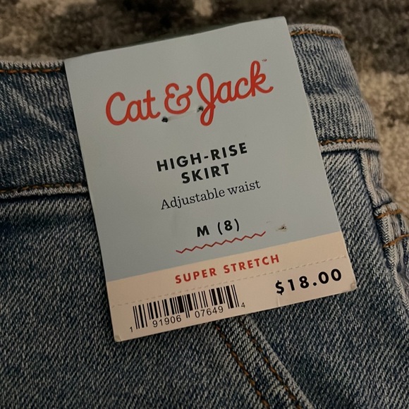 Cat & Jack High-Risk Skirt sz M 8 NWT - Picture 4 of 5